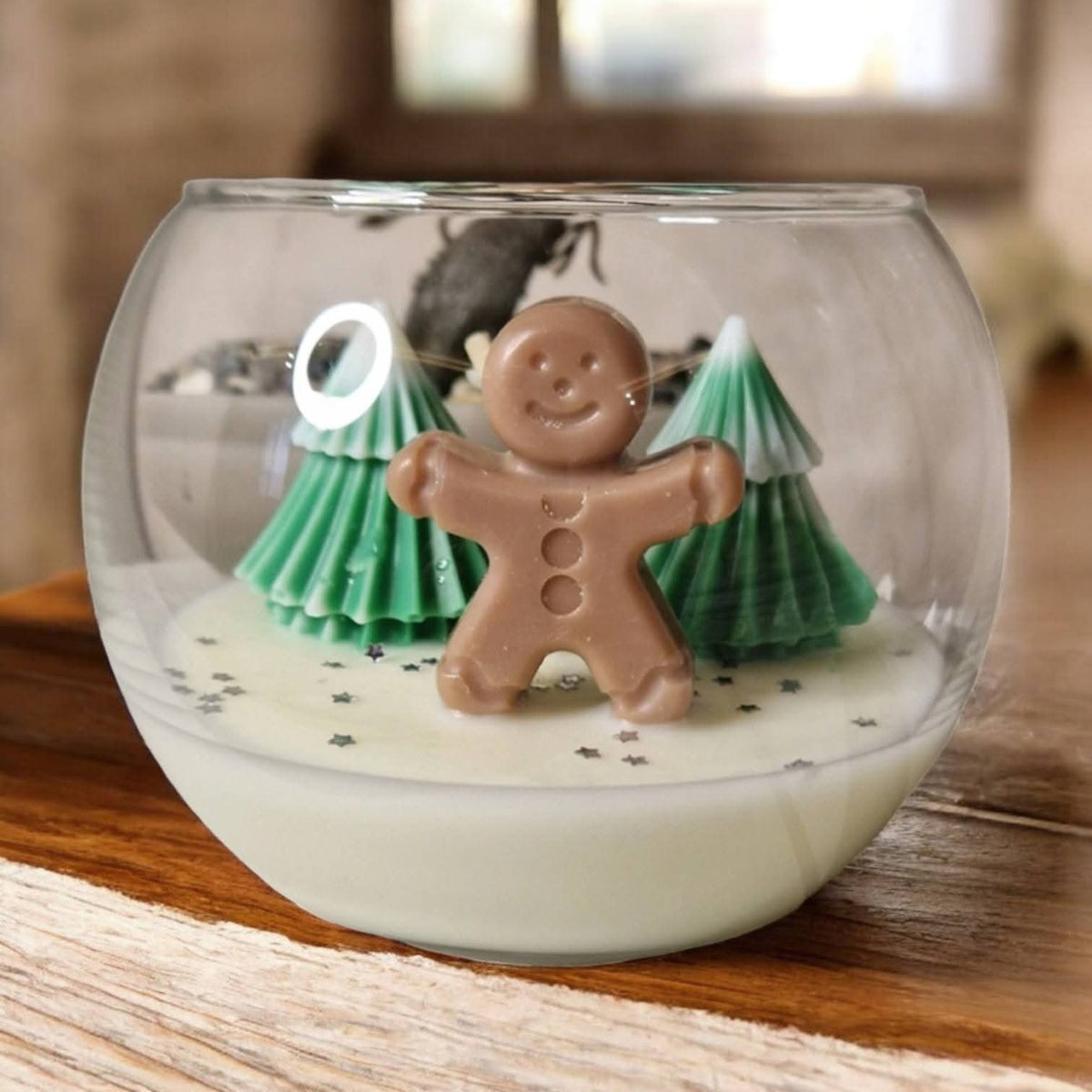 Коледна свещ Christmas garden