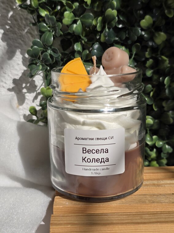 Свещ Коледен мус