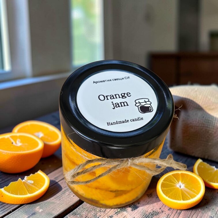 Свещ Сладко от портокали/Orange jam