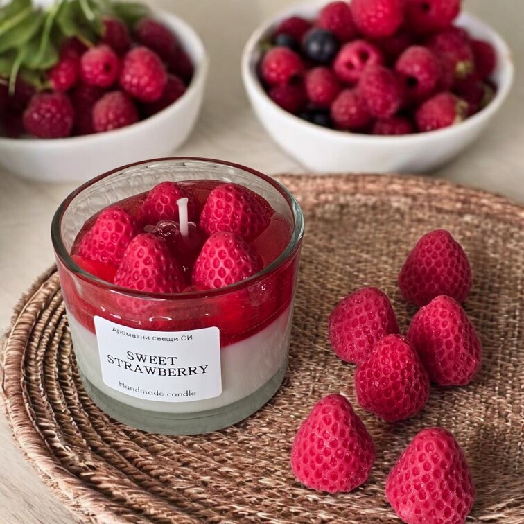Свещ Sweet Strawberry